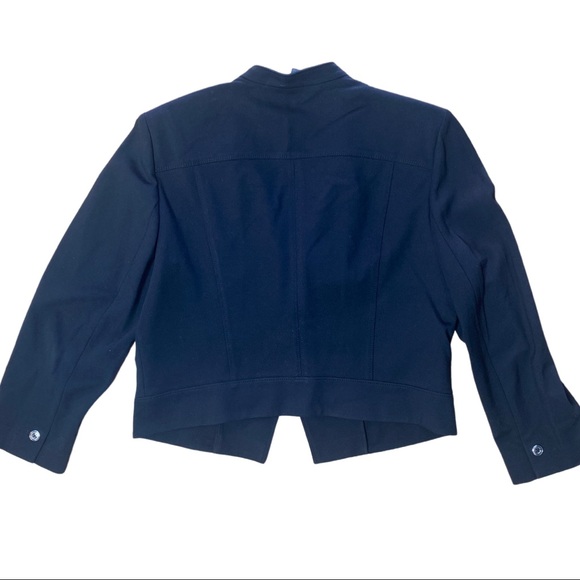 WH/BM Stretch Cropped Blazer Sz 12 - Picture 2 of 5